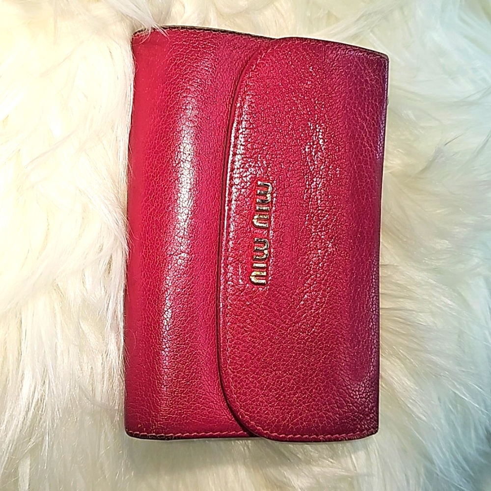 Euc Miu Miu Small Wallet (1-14-A75) - image 1